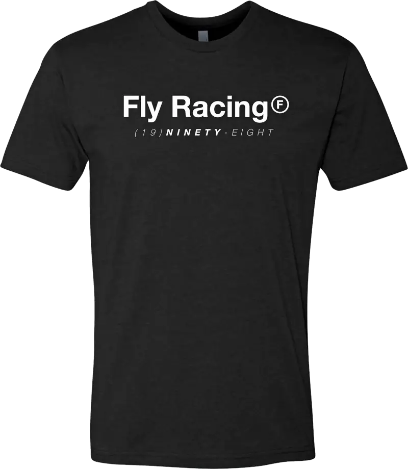 354-0313M Fly Trademark Tee Black Md wps-354-0313m