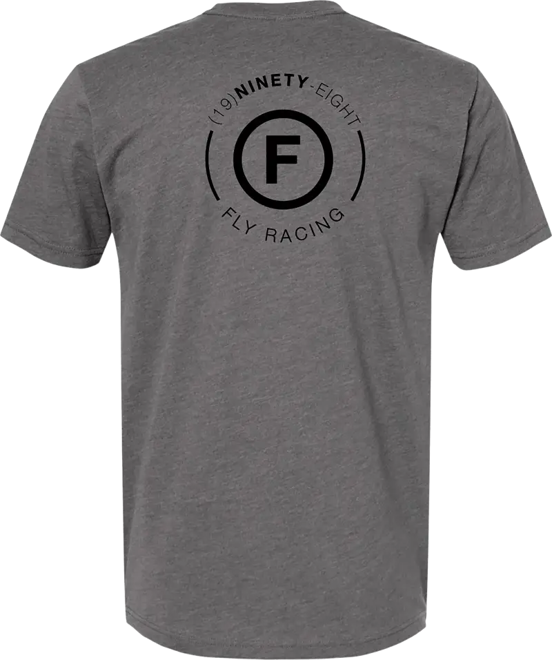 354-0317L Fly Atom Tee Gunmetal Heather Lg wps-354-0317l