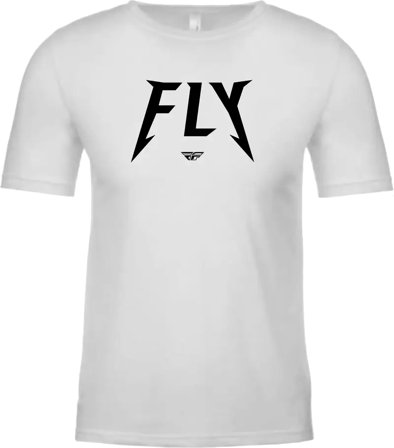 354-0321S Fly Master Tee White Sm wps-354-0321s