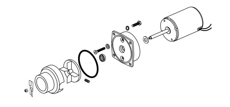 37072-0092 Jabsco Motor/Waste Pump Assy 12V (Qf/Ds) J69370720092