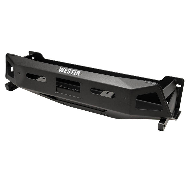 Westin Pro-Series Winch Mount Front Bumper Textured Black Steel Model 58-411295