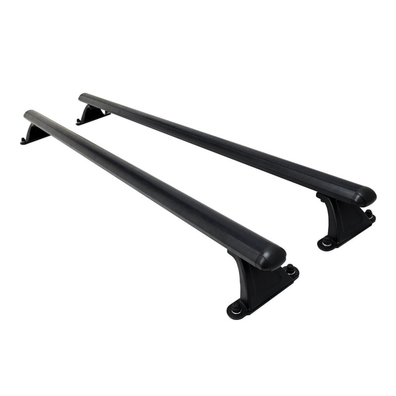 Westin Exp Cross Bars for Exp Truck Cap Roof Rails Standard Height 51in. Pair Black Aluminum Model 16-10010
