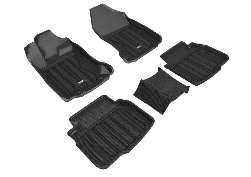 3D MaxpiderElitect Black Front / Rear Floor Mats Subaru Legacy / Outback 2020-2024 | E1SB02801809