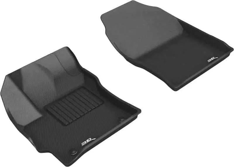 3D MAXpider 2019-2020 Toyota Corolla Hatchback Kagu 1st Row Floormats - Black l1ty24611509