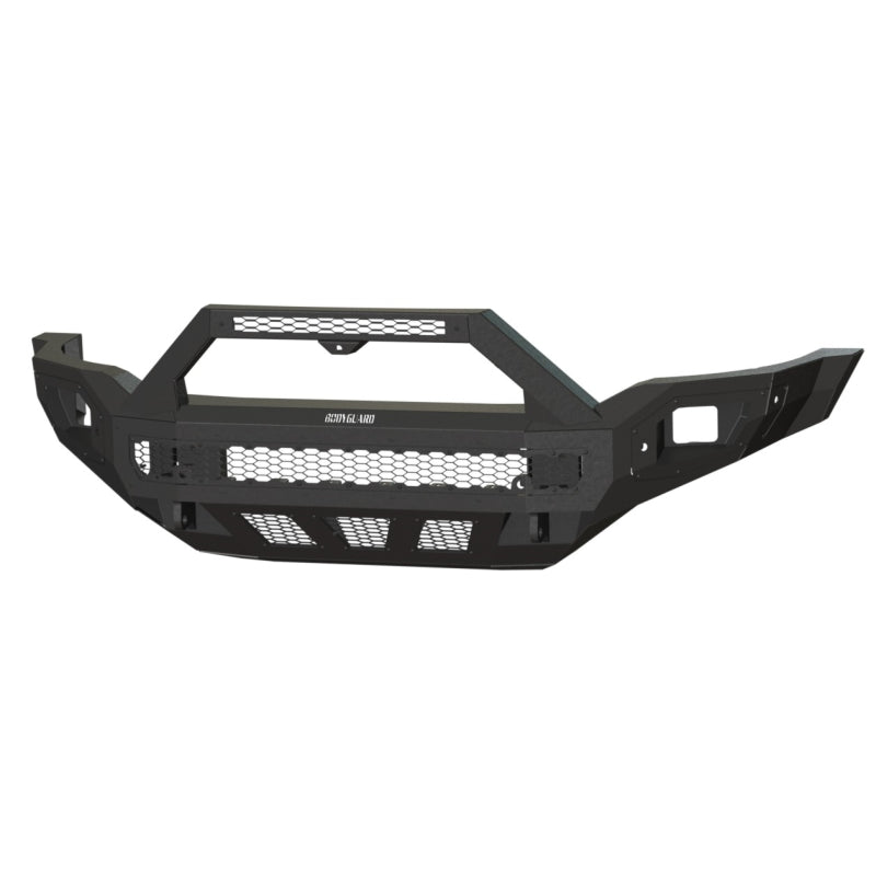 Bodyguard Freedom Front Sport Non-Winch W/O Sensor Cutouts W/O Mesh Grille With Camera Harness + Pod Bare Metal Model NCR19DNBNB