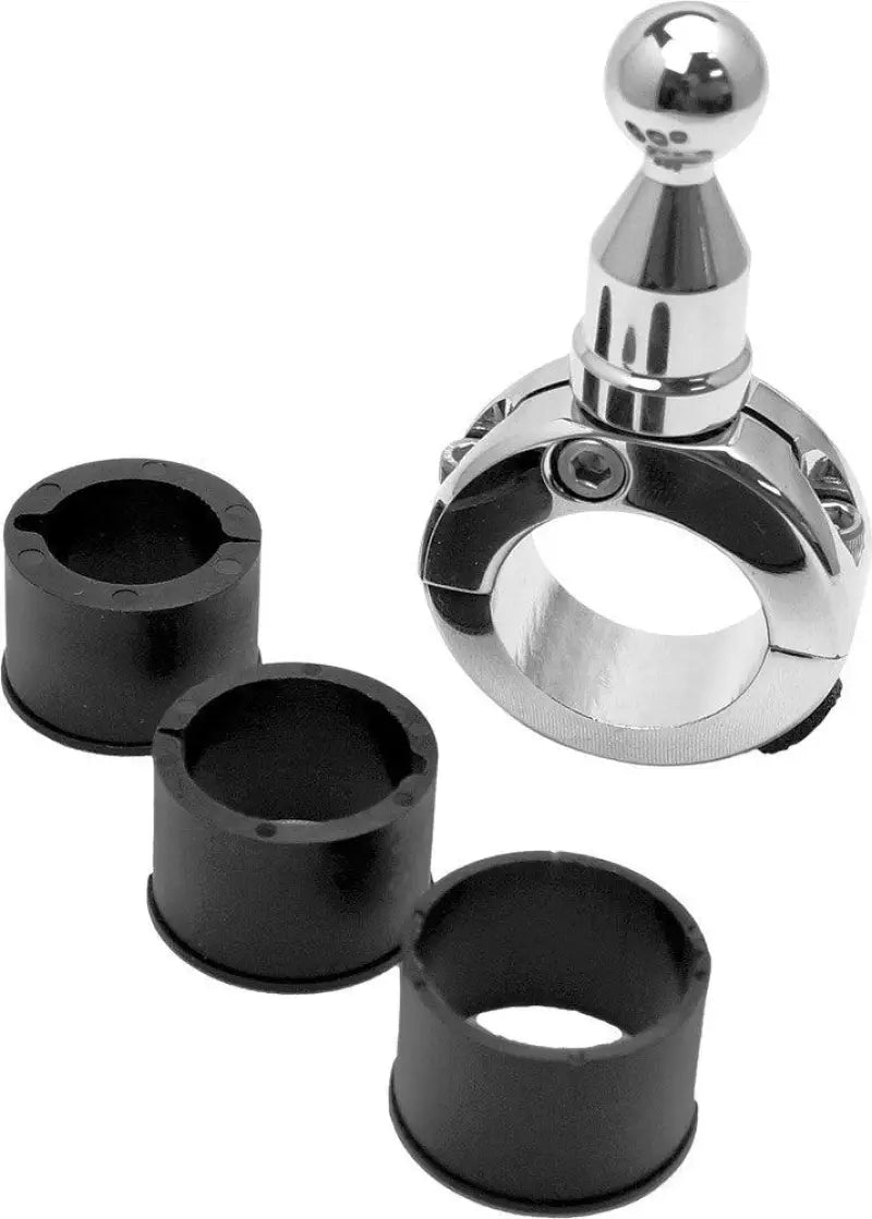 4-30912C Techmount 4G Handlebar Mount Chrome 7/8 Inch-1-1/4 Inch wps-571-1009c
