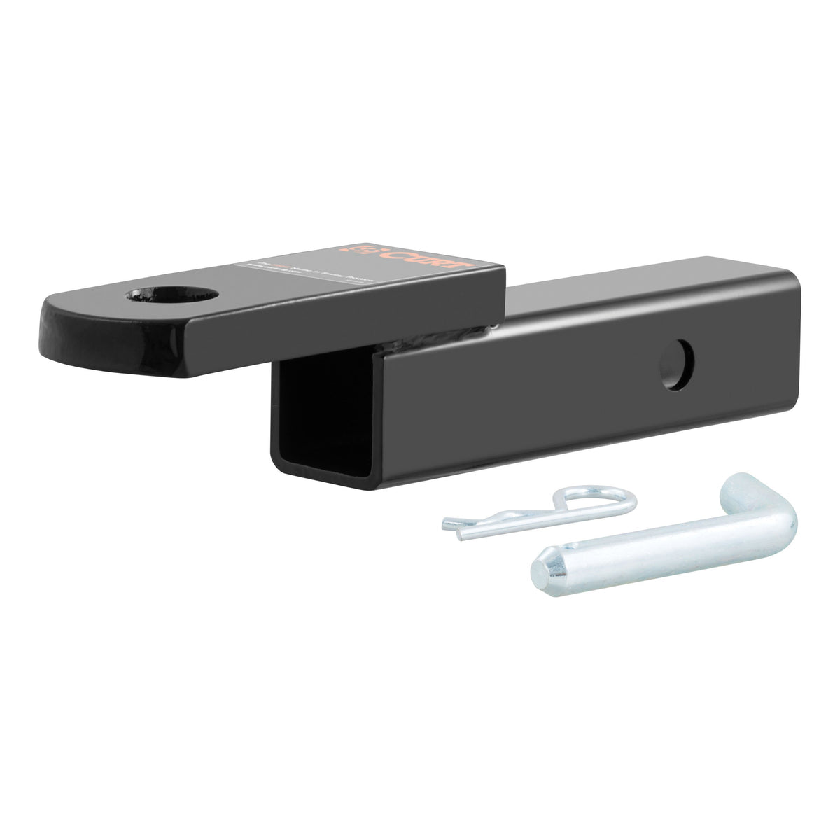 CURT Class 3 Trailer Hitch Ball Mount and Pin, Fits 2-Inch Receiver, 7,500 lbs, 1-Inch Hole, 2-In Drop, 3/4-Inch Rise Model 45012