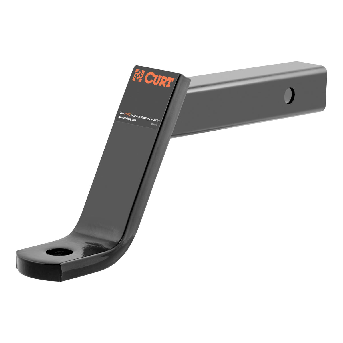 CURT Class 3 Trailer Hitch Ball Mount, Fits 2-Inch Receiver, 7,500 lbs, 1-Inch Hole, 6-Inch Drop Model 45080