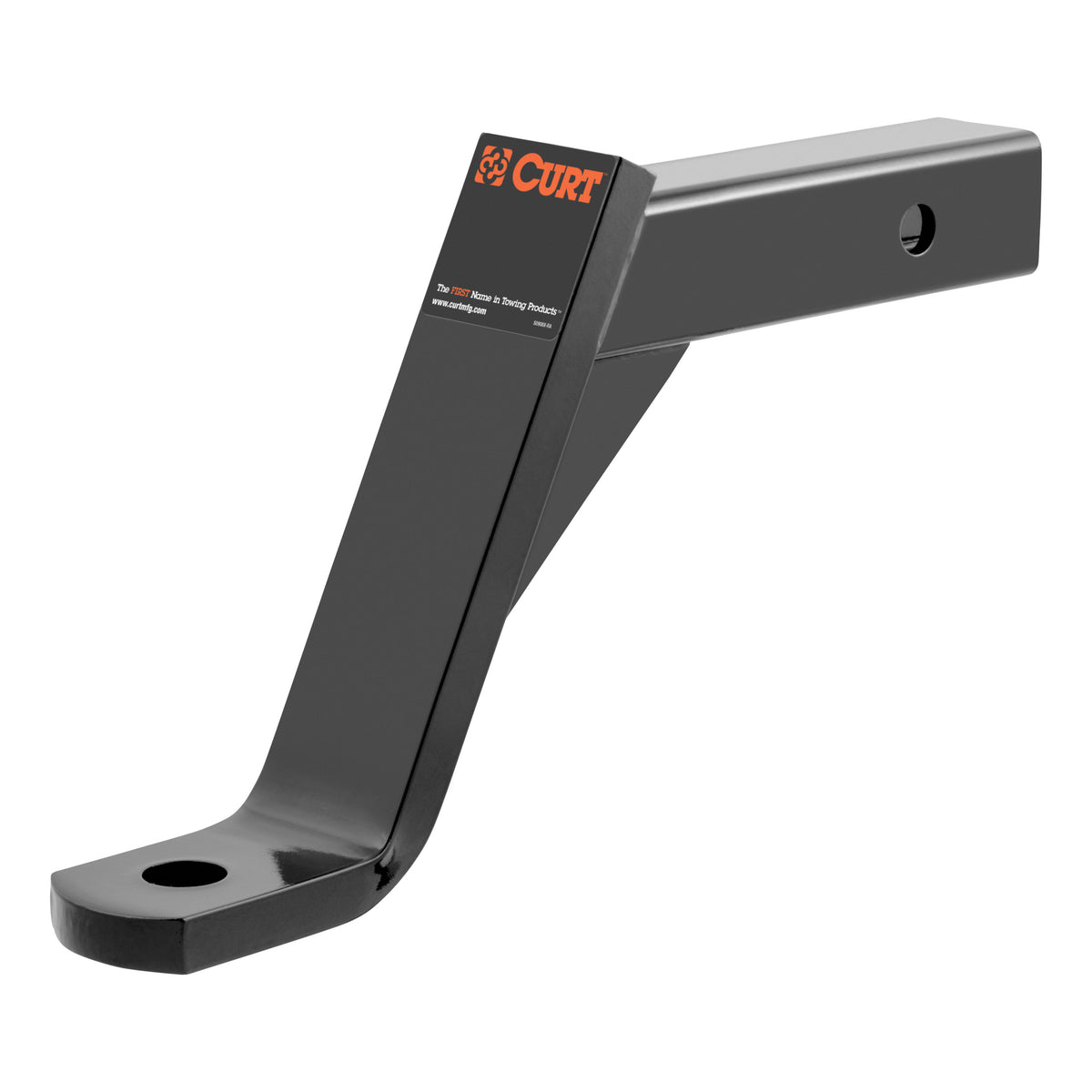 CURT Class 3 Trailer Hitch Ball Mount, Fits 2-Inch Receiver, 5,000 lbs, 1-Inch Hole, 8-Inch Drop Model 45090