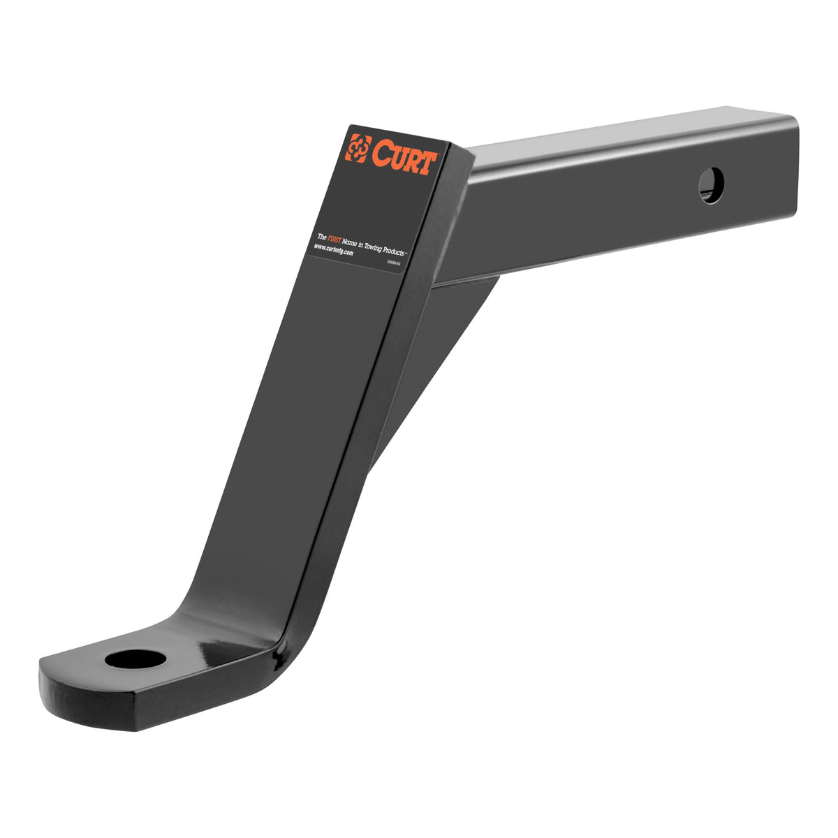 CURT Class 3 Trailer Hitch Ball Mount, Fits 2-Inch Receiver, 5,000 lbs, 1-Inch Hole, 8-Inch Drop Model 45100