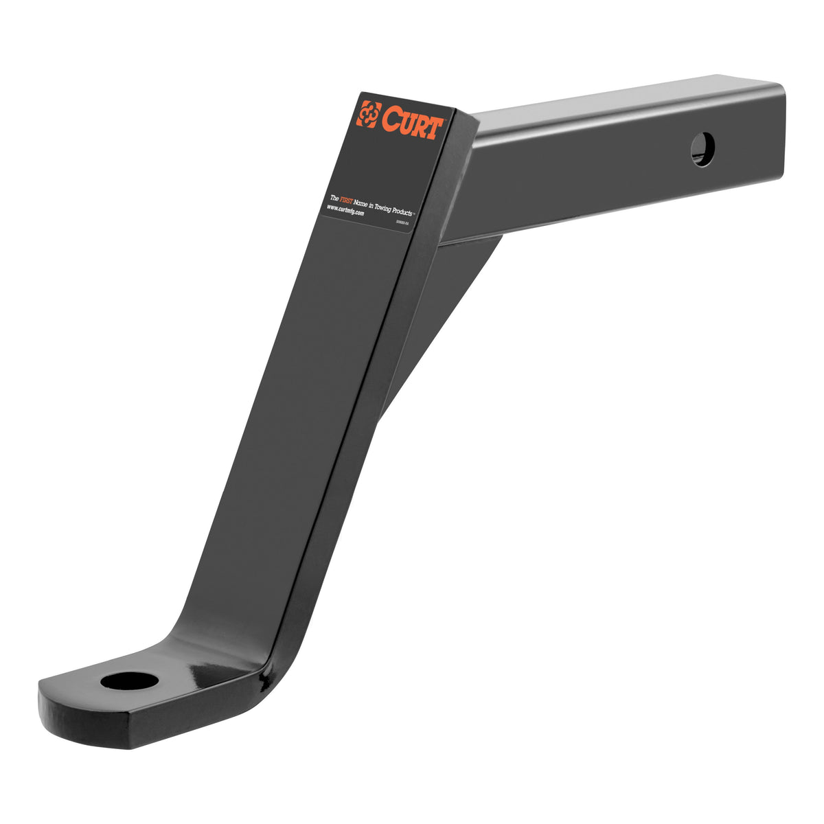 CURT Class 3 Trailer Hitch Ball Mount, Fits 2-Inch Receiver, 5,000 lbs, 1-Inch Hole, 10-Inch Drop Model 45110