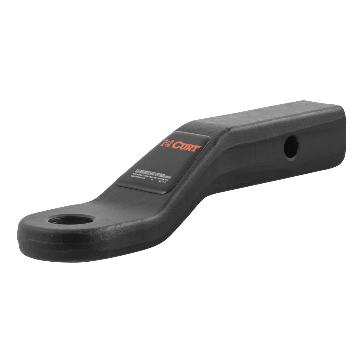 CURT Forged Trailer Hitch Ball Mount, Fits 2-Inch Receiver, 17,000 lbs, 1-1/4-Inch Hole, 2-In Drop, 1-Inch Rise Model 45340