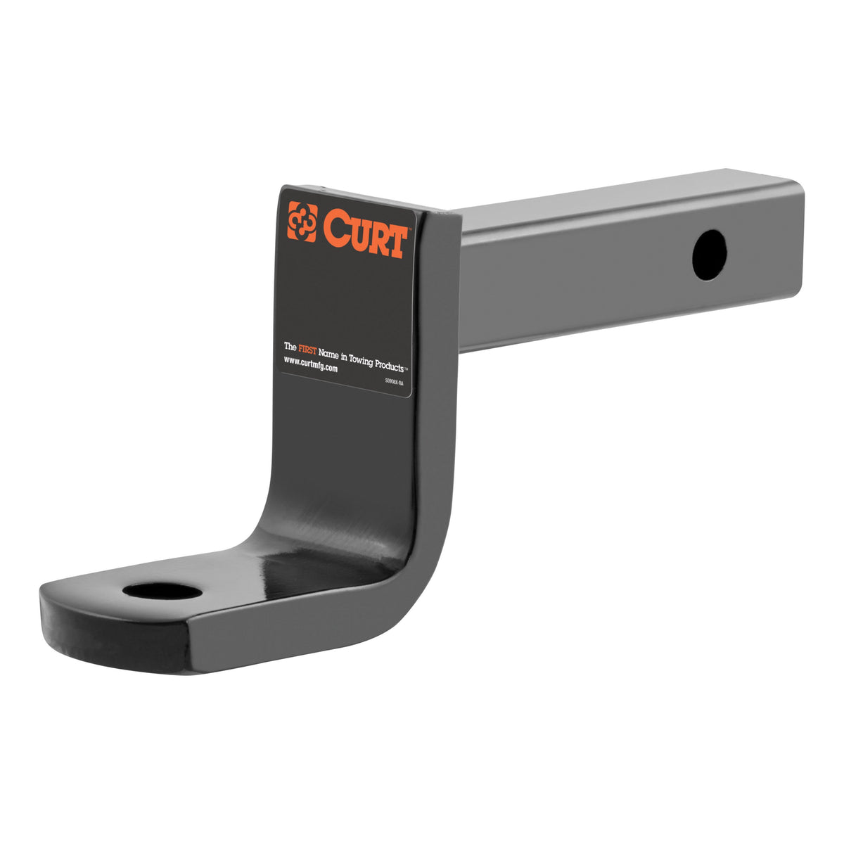 CURT Class 2 Trailer Hitch Ball Mount, Fits 1-1/4-Inch Receiver, 3,500 lbs, 3/4-Inch Hole, 3-1/4-Inch Drop, 2-5/8-Inch Rise Model 45521