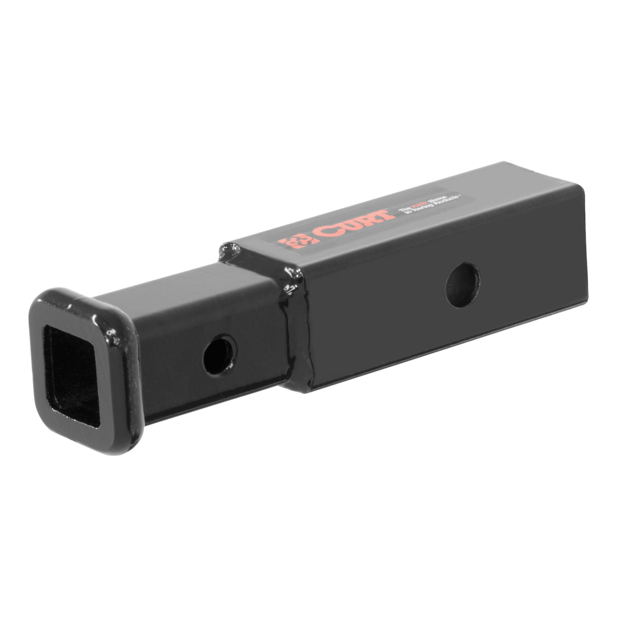 CURT Trailer Hitch Receiver Adapter Reducer, 2 to 1-1/4-Inch, 4-In Extension, 3,500 lbs Model 45770