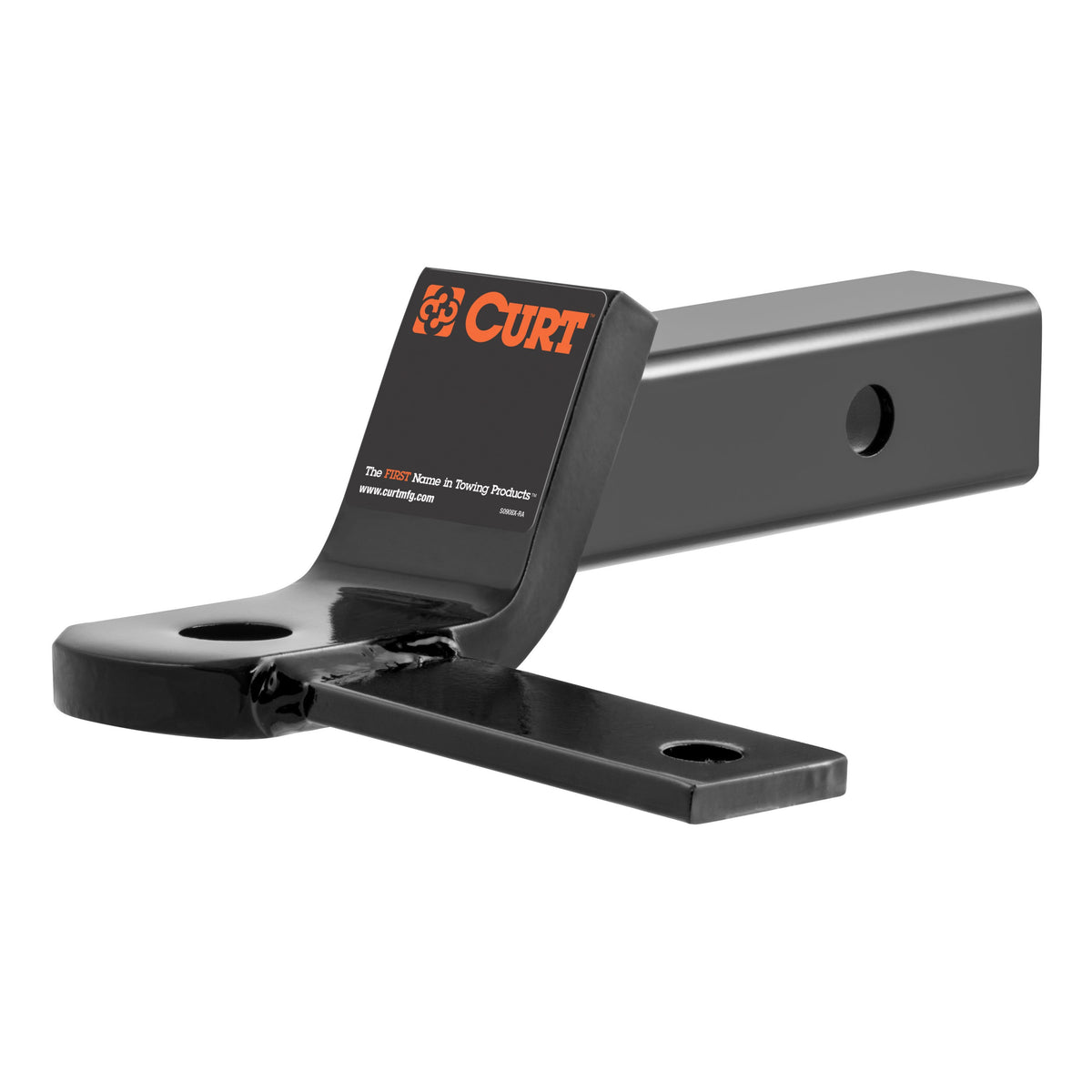 CURT Anti Sway Trailer Hitch Ball Mount, Fits 2-Inch Receiver, 7,500 lbs, 1-Inch and 5/8-Inch Holes, 2-In Drop Model 45820