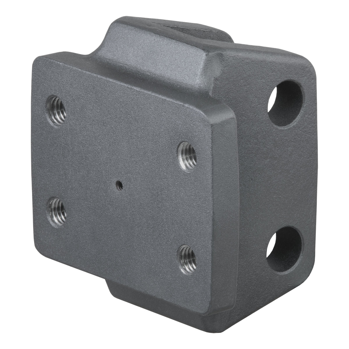 CURT Rebellion XD Adjustable Cushion Hitch Pintle Mount Plate Attachment, Shank Required Model 45950