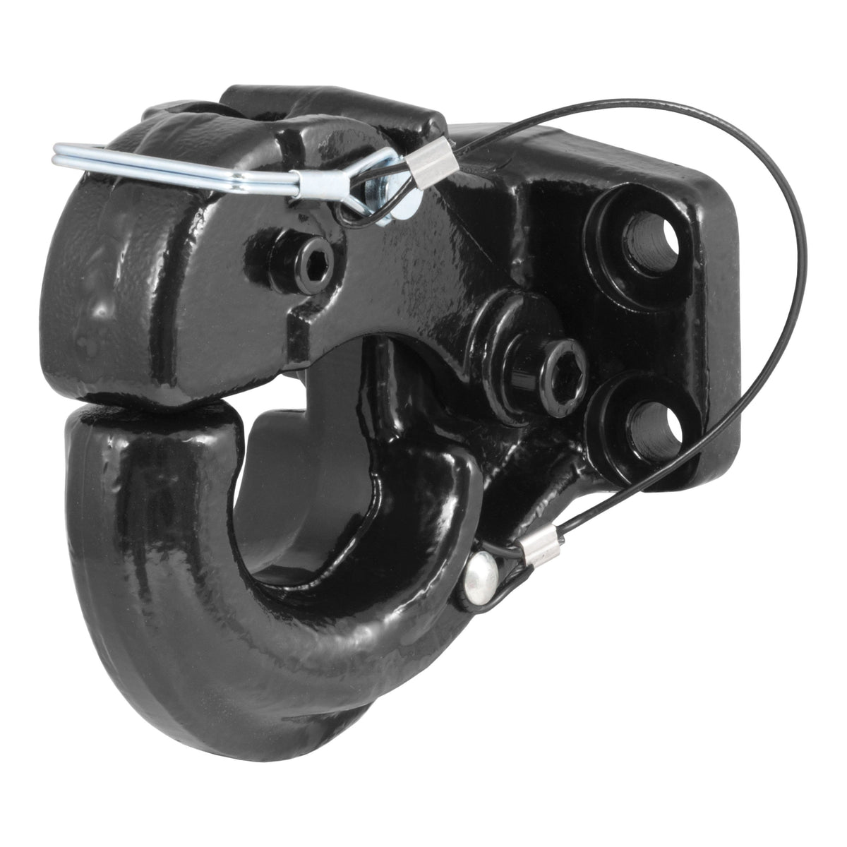 CURT Pintle Hook Hitch 20,000 lbs, Fits 2-1/2 to 3-Inch Lunette Ring, Mount Required Model 48210