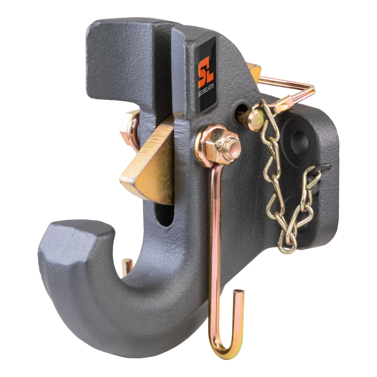 CURT SecureLatch Pintle Hook, 30,000 Pounds, Mount Required Model 48505