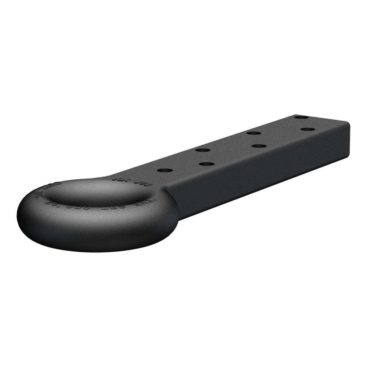 CURT Black Steel Pintle Hitch Lunette Ring 3-Inch ID, 22,000 lbs Model 48510