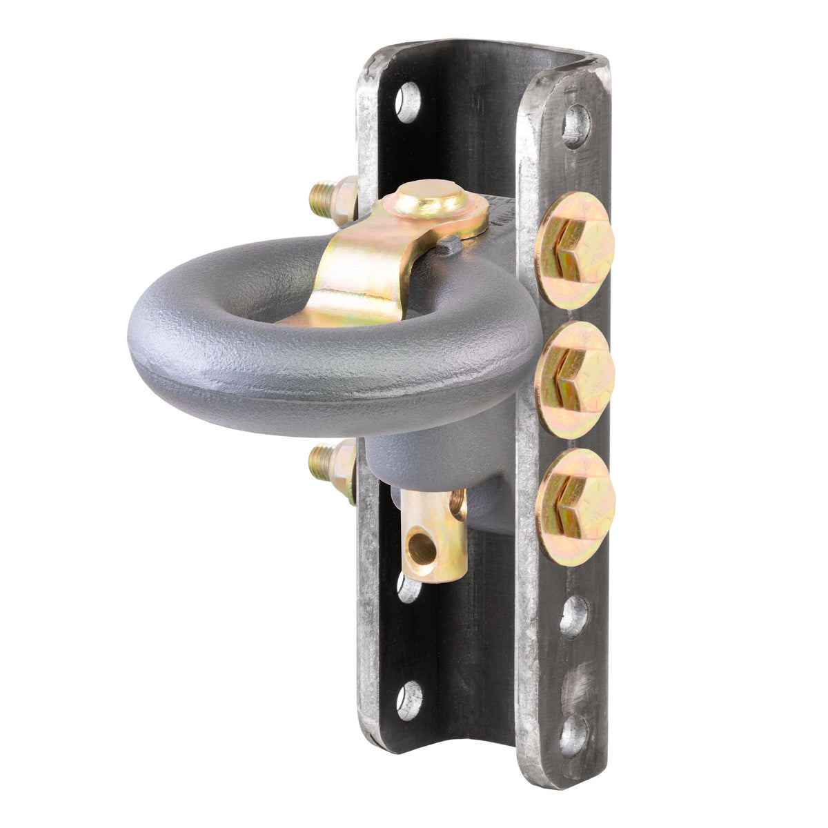 CURT SecureLatch Adjustable Lunette Ring with 11-3/4-Inch Channel 40,000 Pounds, 3-Inch ID Model 48641