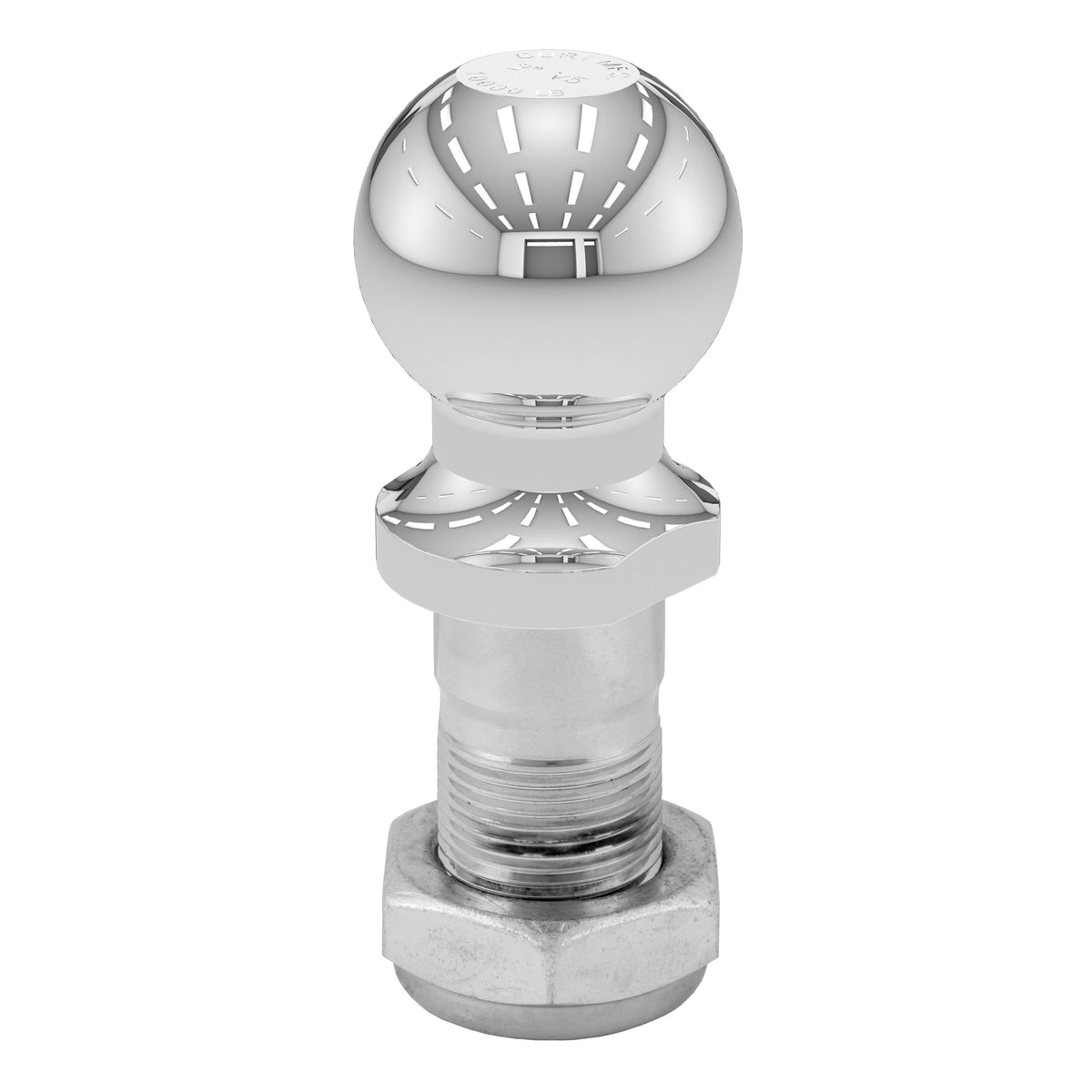 CURT Replacement 2-Inch Pintle Hitch Ball, 10,000 lbs, 1-1/4-Inch Shank Diameter Model 48820