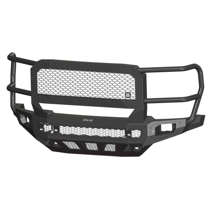 Bodyguard Freedom Front Extreme Non-Winch Sensor Cutouts W/ Mesh Grille No Camera Harness Texture Black Powder Coat Model NEF23DYTMN