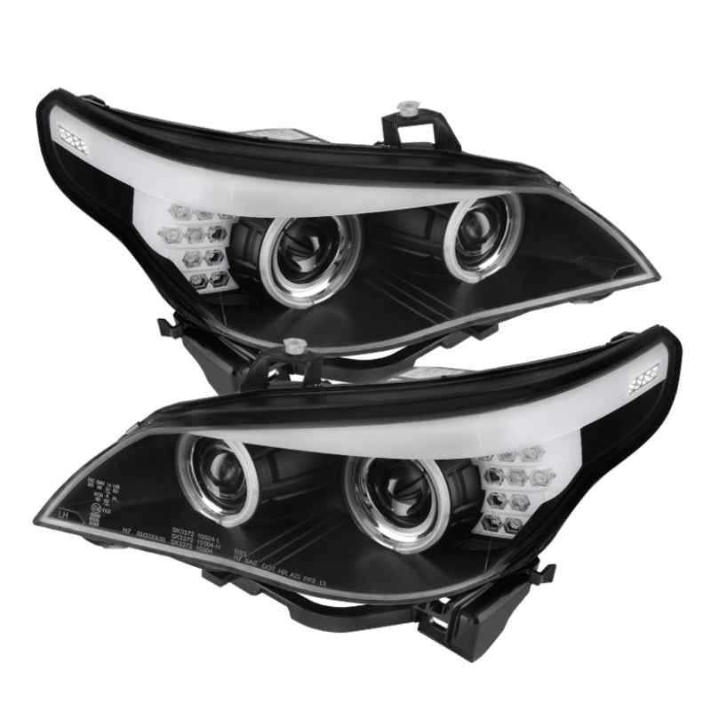 Spyder BMW E60 5-Series 04-07 Projector Halogen Model- CCFL Halo Blk PRO-YD-BMWE6004-CCFL-BK 5074041