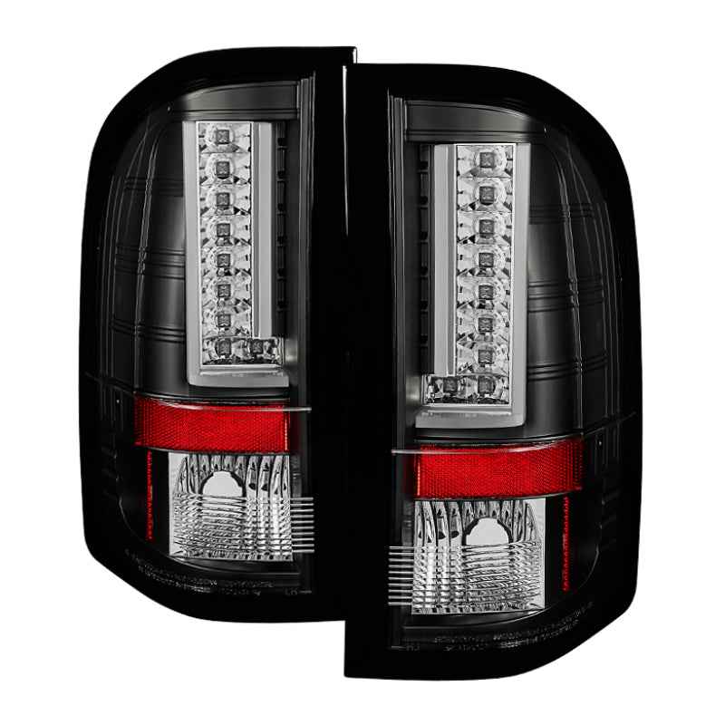 Spyder Chevy Silverado 07-13 Version 2 LED Tail Lights - Black ALT-YD-CS07V2-LED-BK 5081766