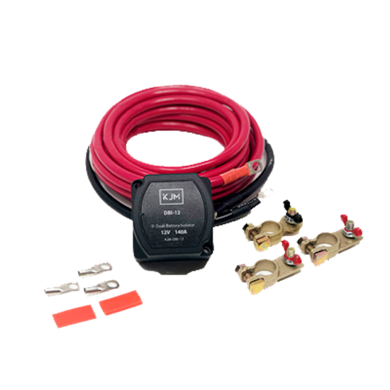 DBI-12 KJM Dual Battery Isolator Kit 12V 140A KJMDBI12