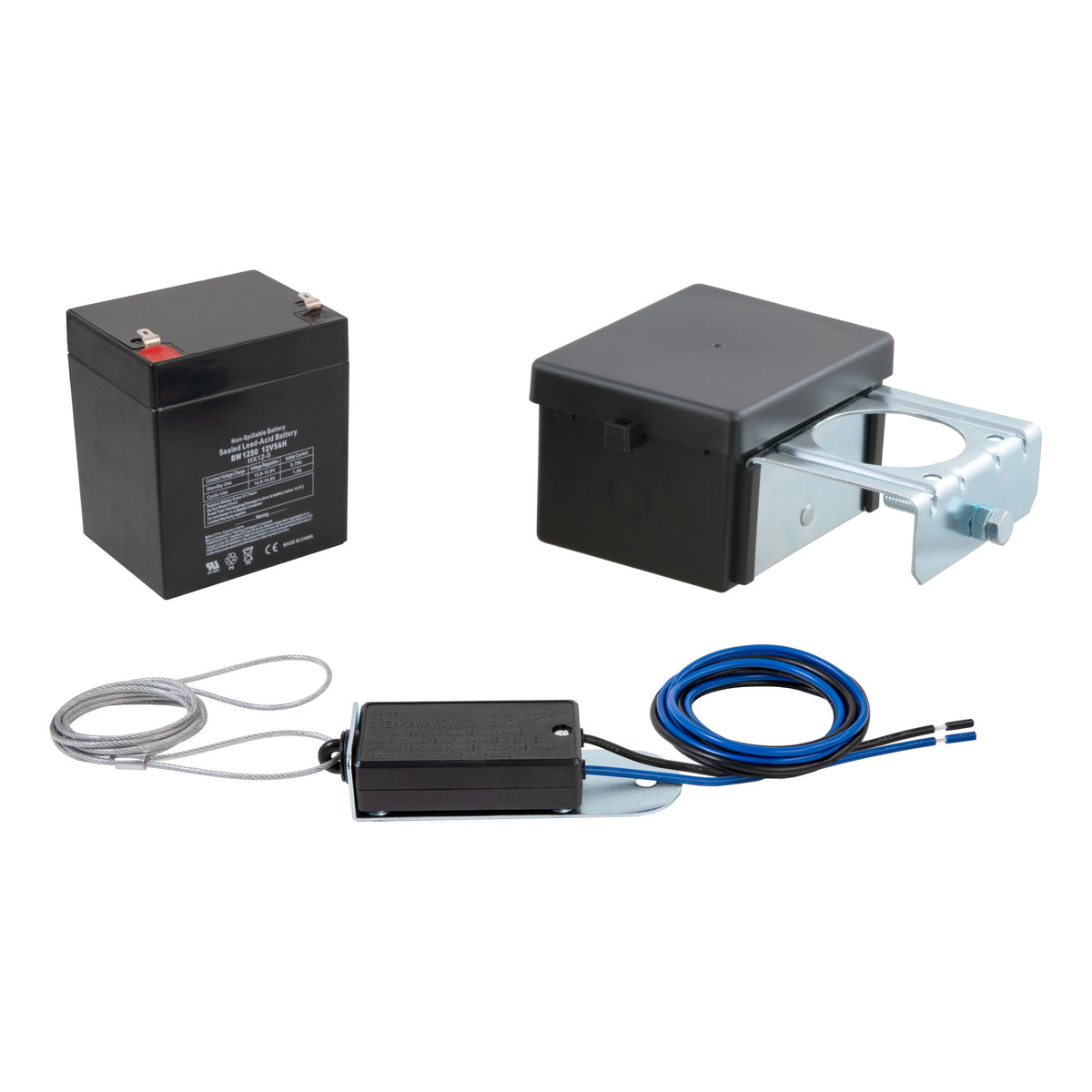 CURT Soft-Trac 2 Trailer Breakaway Switch Kit System with Battery Model 52026