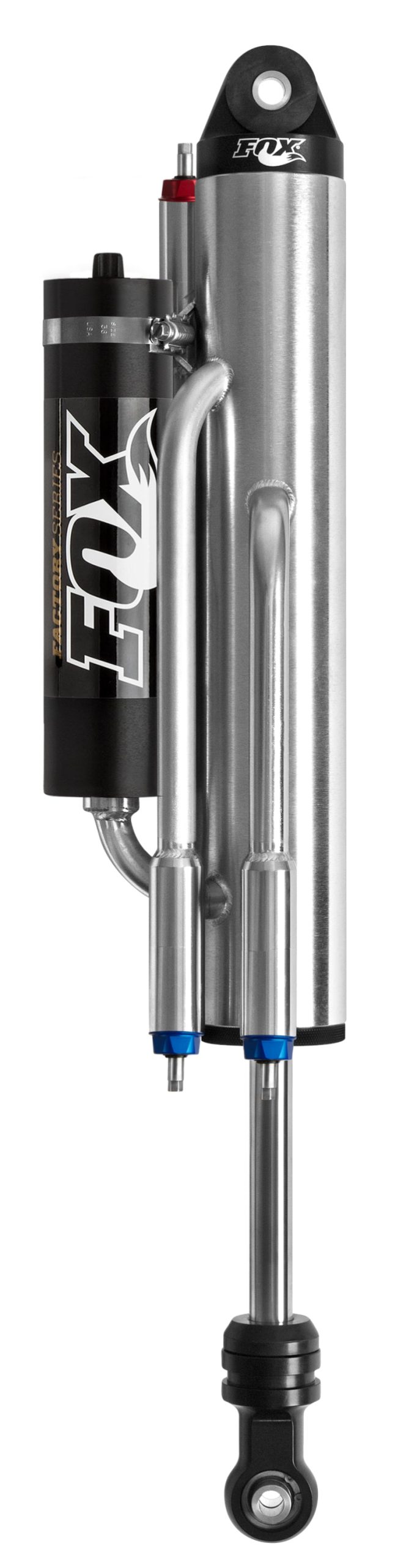 Fox 3.0 Factory Series 18in. P/B Res. 4-Tube Bypass (2 Comp/2 Reb) Shock 7/8in. (Cust. Valvg) - Blk fox980-02-235-1