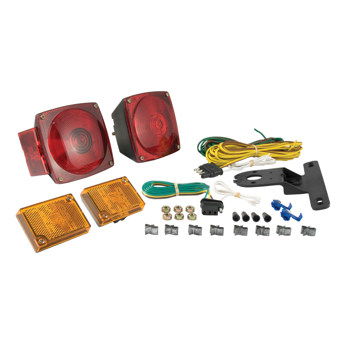 CURT Replacement Trailer Light Kit, Combination Lamps, Side Markers, Wiring Model 53540