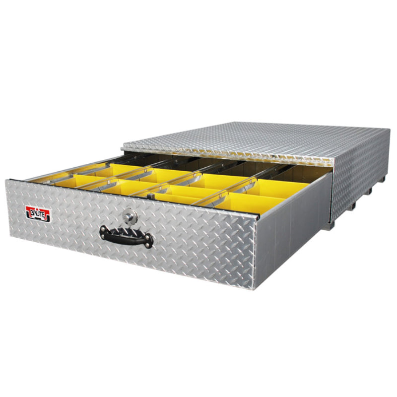 Brute 40" X 9.5" X 72" X W/ Diamond Tread, Bed Safe Roller Drawer Box Model HBS338