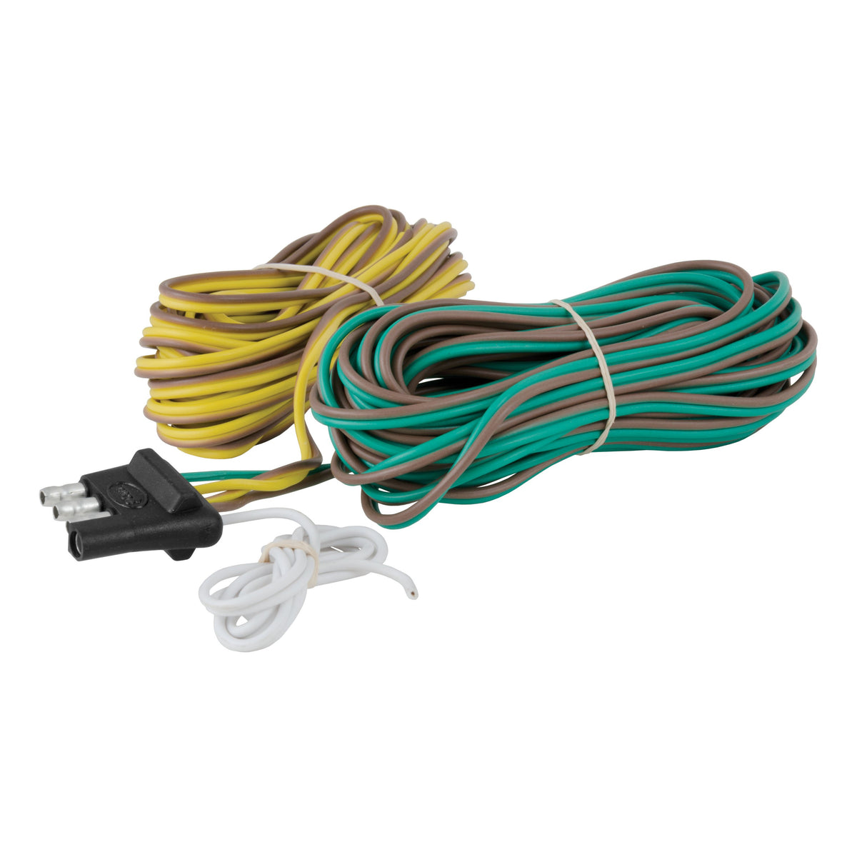 CURT 4-Pin Flat Wiring Harness for Rewiring Trailer, Includes 20-Foot Wires Model 57220