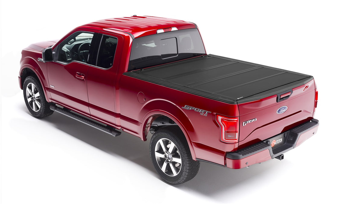 BAK BAKFlip MX4 Hard Folding Truck Bed Cover - Matte Finish - 2004-2014 Ford F-150 6' 6" Bed without Cargo Management System Model 448307