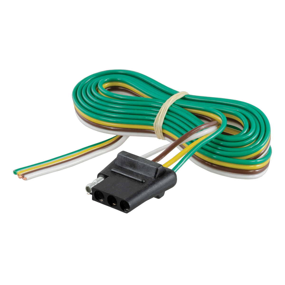 CURT Vehicle-Side 4-Pin Flat Trailer Wiring Harness with 60-Inch Wires Model 58040
