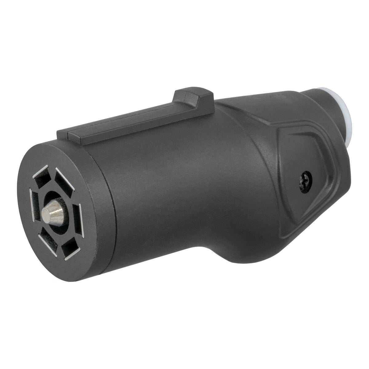 CURT Heavy-Duty Trailer-Side 7-Pin RV Blade Wiring Harness Connector Model 58145