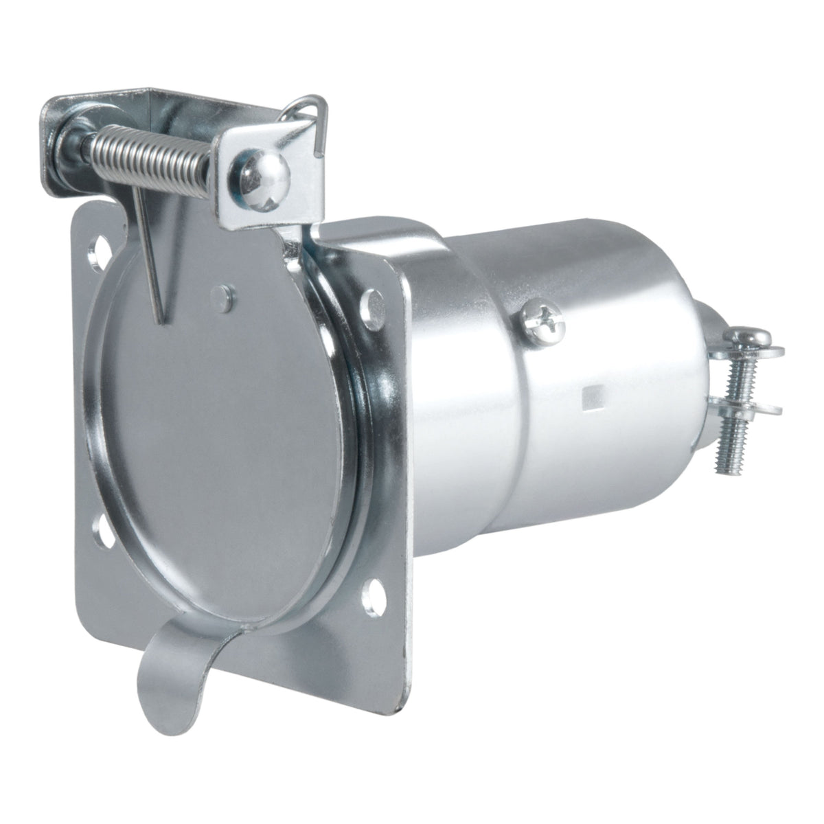 CURT Vehicle-Side 7-Pin RV Blade Trailer Wiring Harness Connector Model 58220