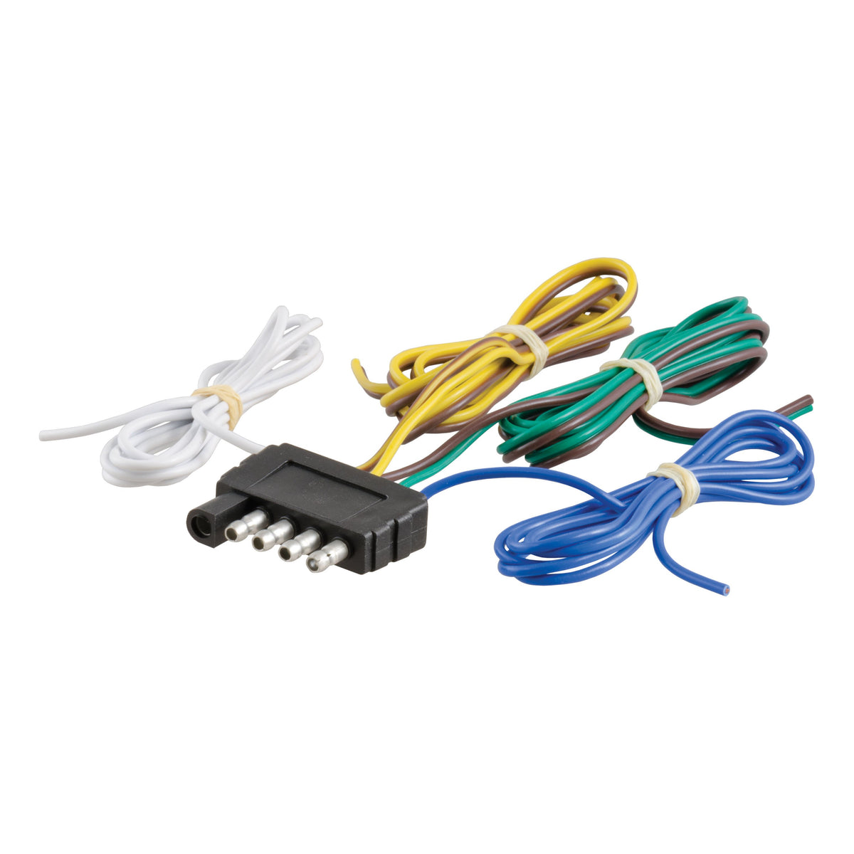 CURT Trailer-Side 5-Pin Flat Wiring Harness with 48-Inch Wires Model 58540