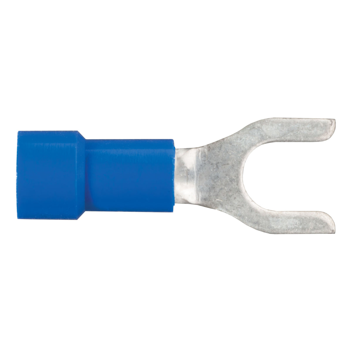 CURT 16-14 Gauge Blue Vinyl-Insulated Spade Terminal Connectors, #10 Stud, 100-Pack Model 59621