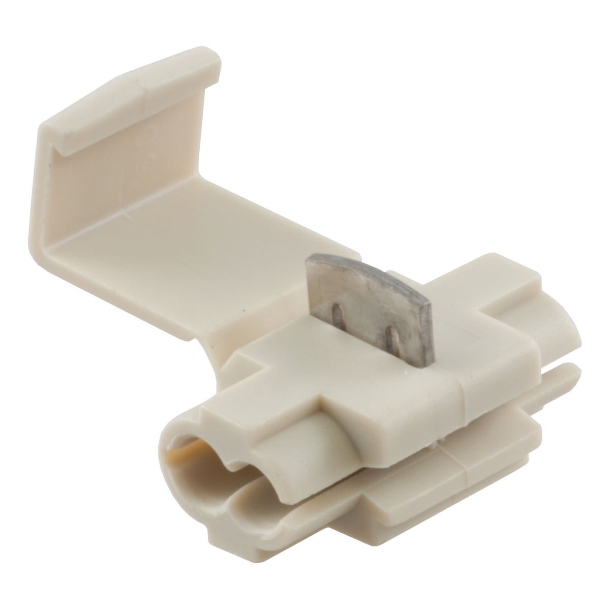 CURT 18-14 Gauge White Scotch Snap Lock Wire Connectors, 100-Pack Model 59906