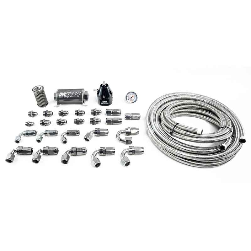 DeatschWerks 11-19 Ford Mustang X2 Series -10AN CPE Plumbing Kit 6-605