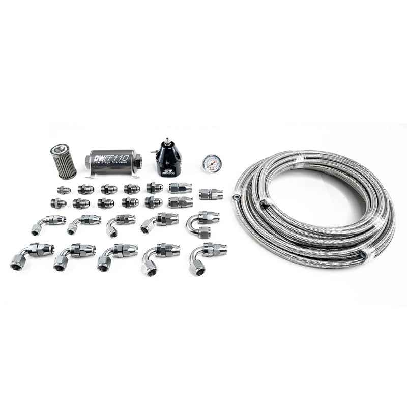 DeatschWerks 11-19 Ford Mustang X2 Series -10AN PTFE Plumbing Kit 6-606