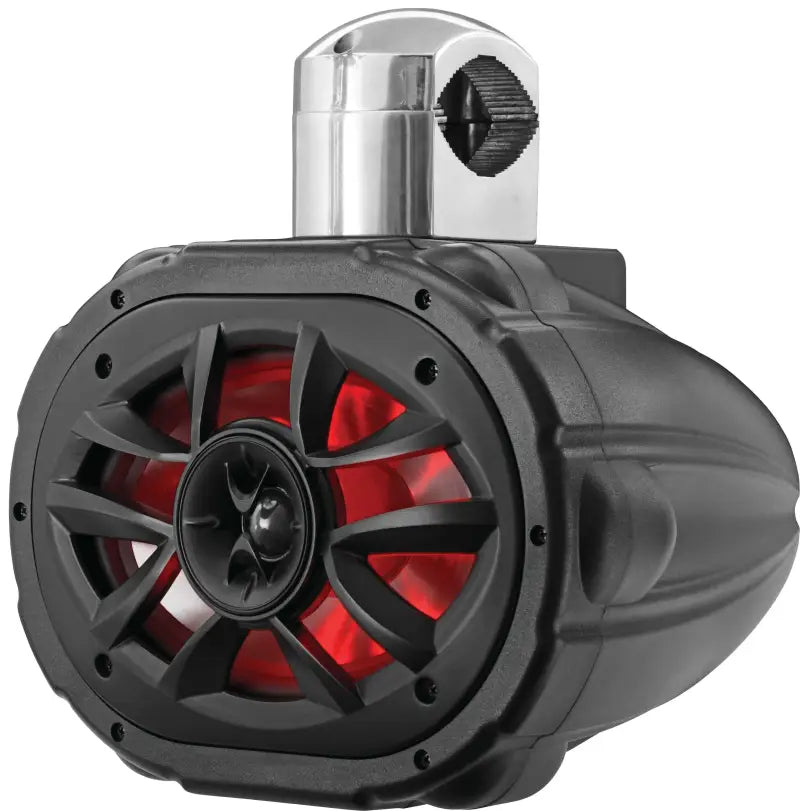 600w 6"X9" Rgb Speaker Led Black W/4 Way Cage Mount 1pc wps-63-8081