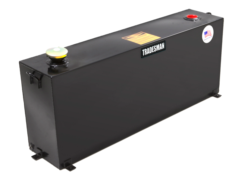 Tradesman Steel Rectangular Liquid Storage Tank (Full Size) - Black tra73090