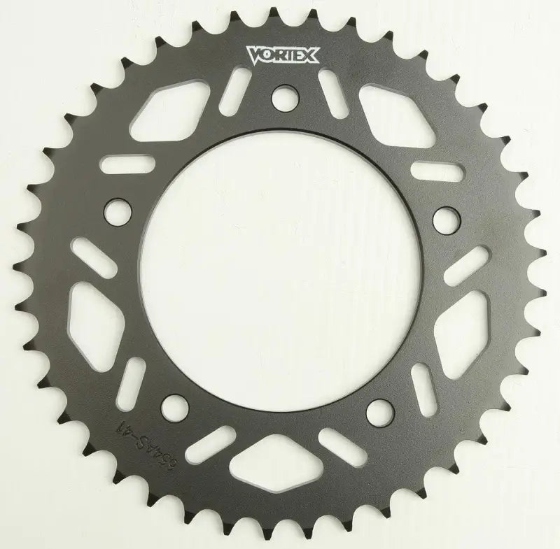 654AS-41 Vortex Rear Sprocket Steel 41T-520 Blk Yam wps-3-654as41