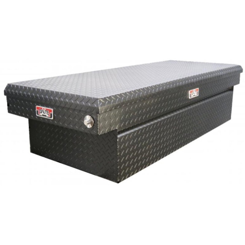 Brute Crossover Tool Box Single Lid Textured Black Full Size Step Side & Down Size Shallow Depth Model RB154FL-BT