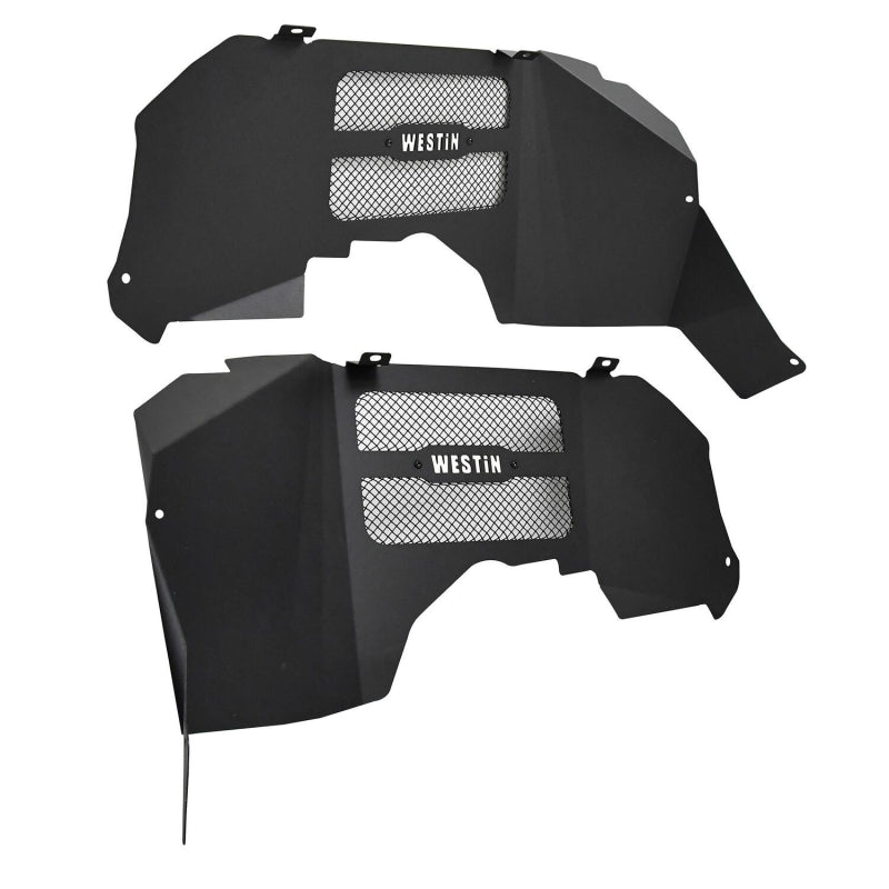Westin Inner Fenders Front Steel Textured Black Model 62-11025