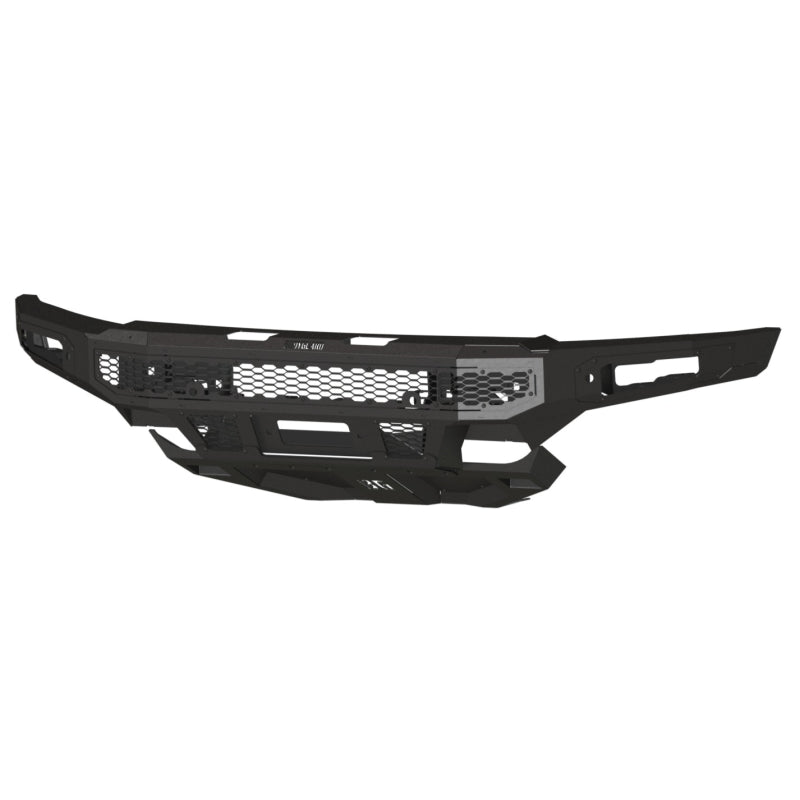 Bodyguard Freedom Front Base Winch Mount Sensor Cutouts W/O Mesh Grille No Camera Harness Texture Black Powder Coat Model LAF21IYTNN