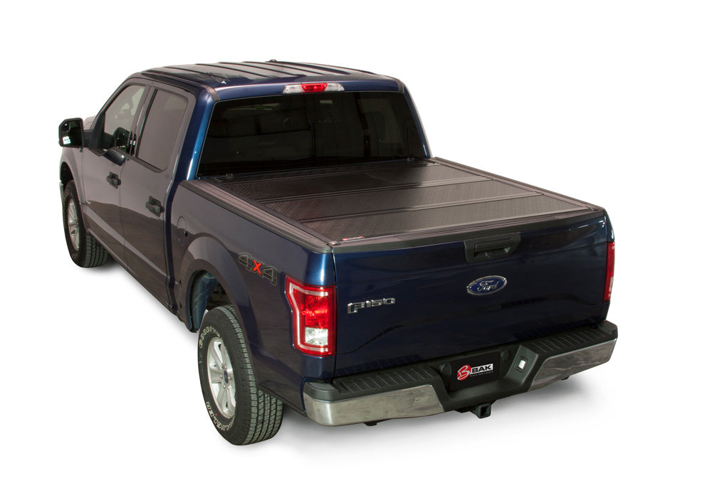 BAK BAKFlip FiberMax Hard Folding Truck Bed Cover - 2004-2014 Ford F-150 5' 7" Bed without Cargo Management System Model 1126309